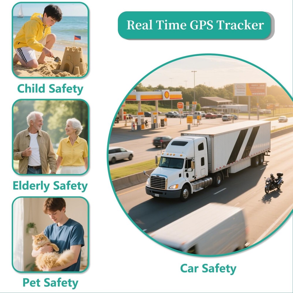 2 Pack GPS Tracker and 2 Keychains for Vehicles Work with Find My (iOS Only) ...