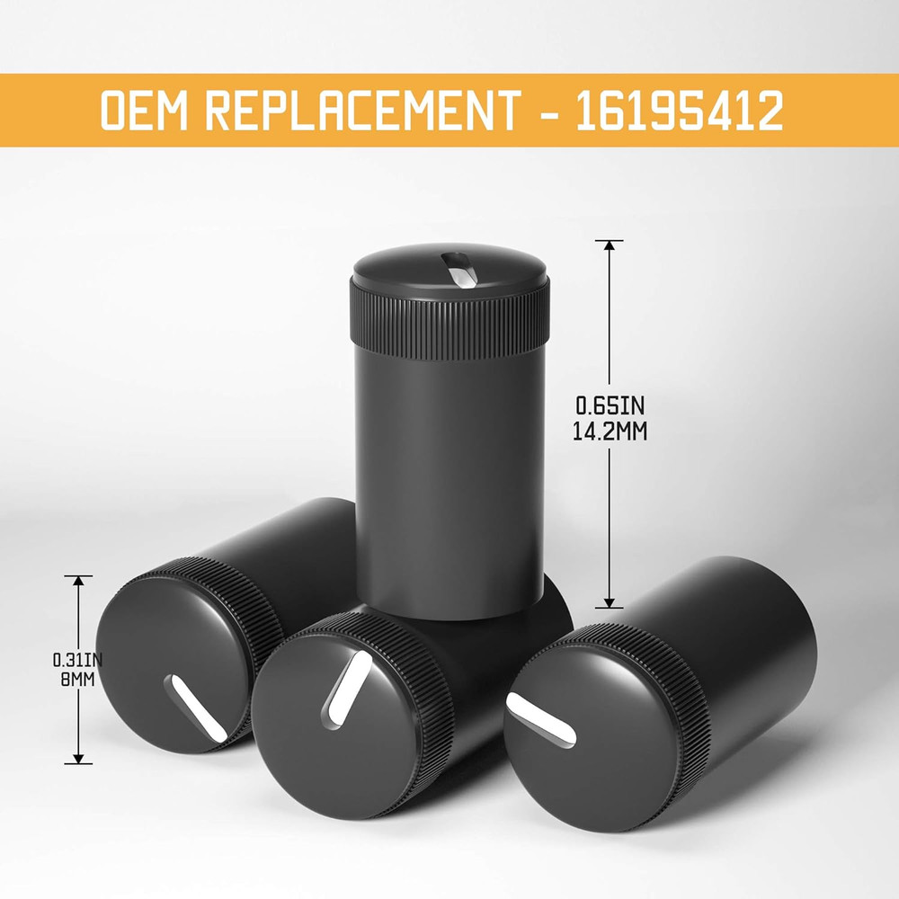 Radio Accessories 6 PCS Stereo Radio Volume Control Knobs Kit OEM Replacement fo