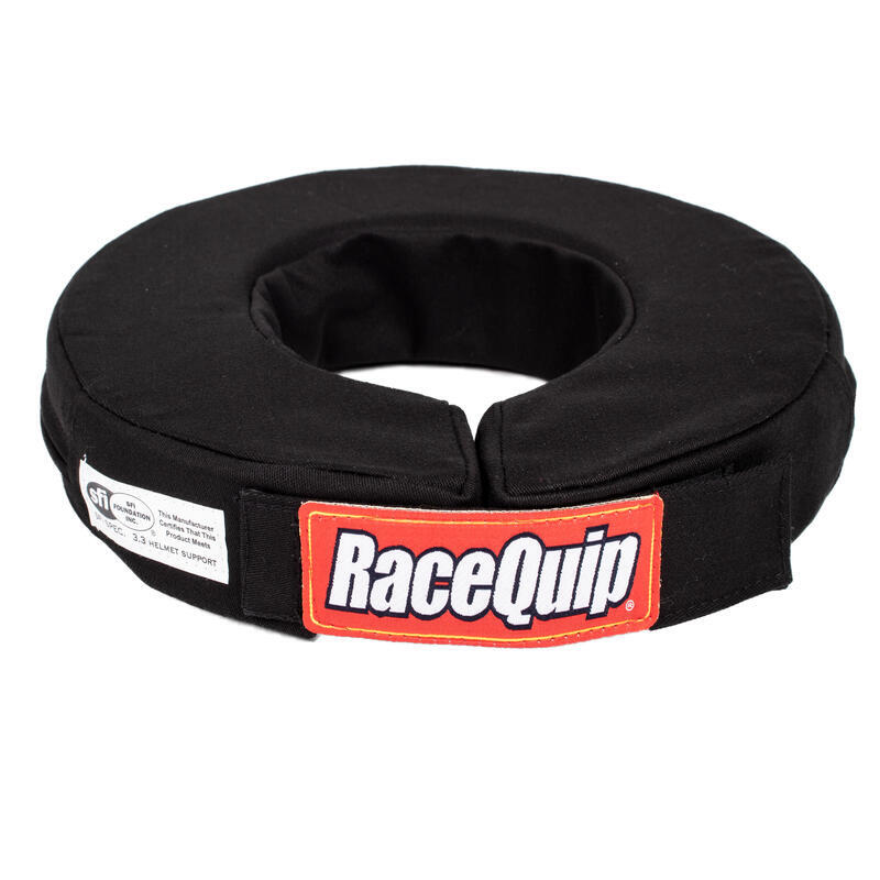 Racequip Neck Support 337007; Black, 360deg, Adult - 17 in., SFI Approved