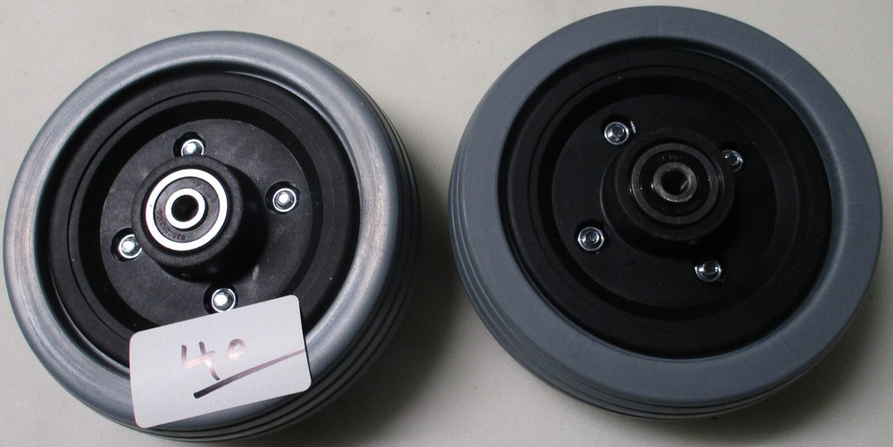 Pride Mobility Part Number:WHLASMB1745 Description: WHEEL,ASSY,CASTER,FLAT FREE,