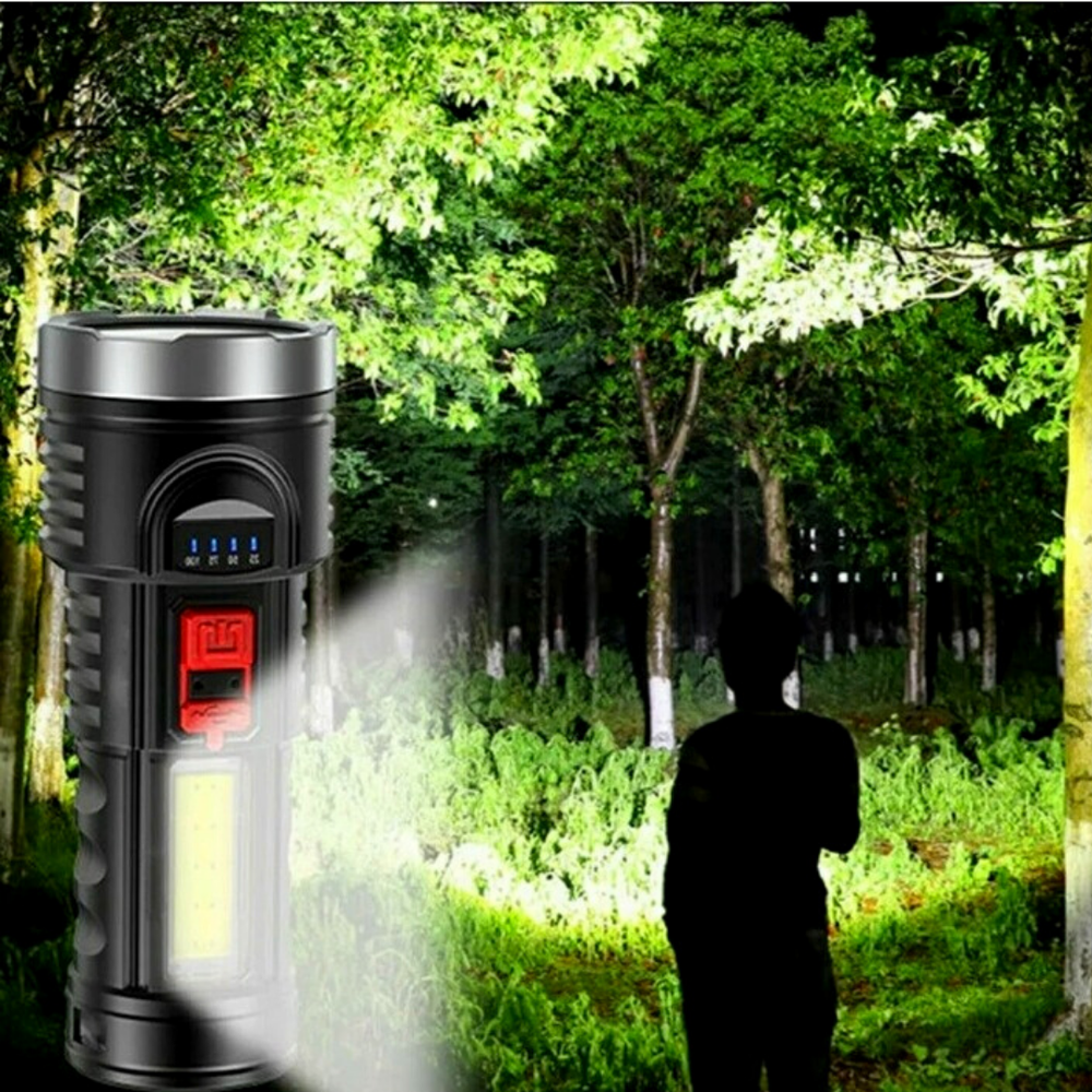 Super Bright 999000000 LM LED Torch Tactical Flashlight Lantern Rechargeable US