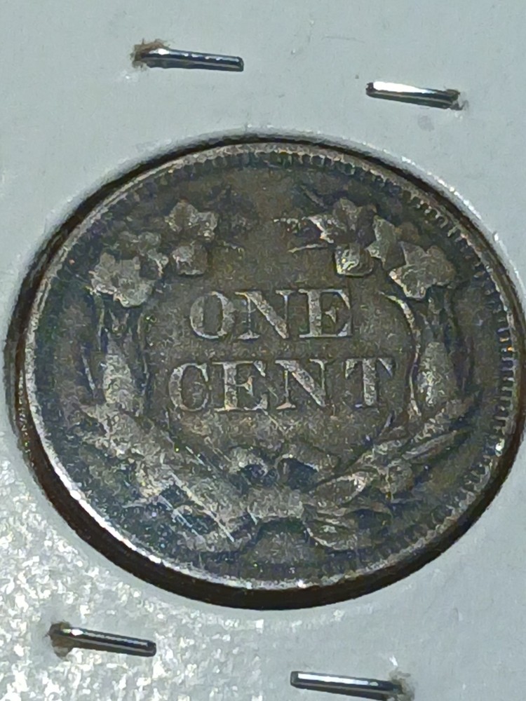 1957 FLYING EAGLE 1 CENT COIN