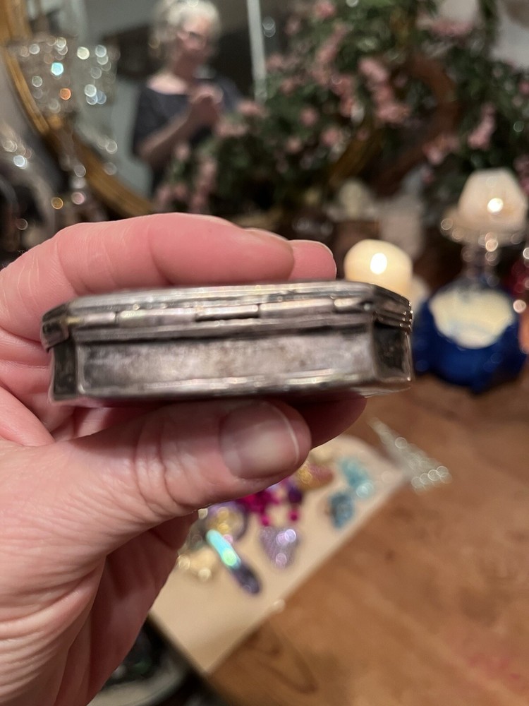 1792 Antique Sterling Silver Snuff Box