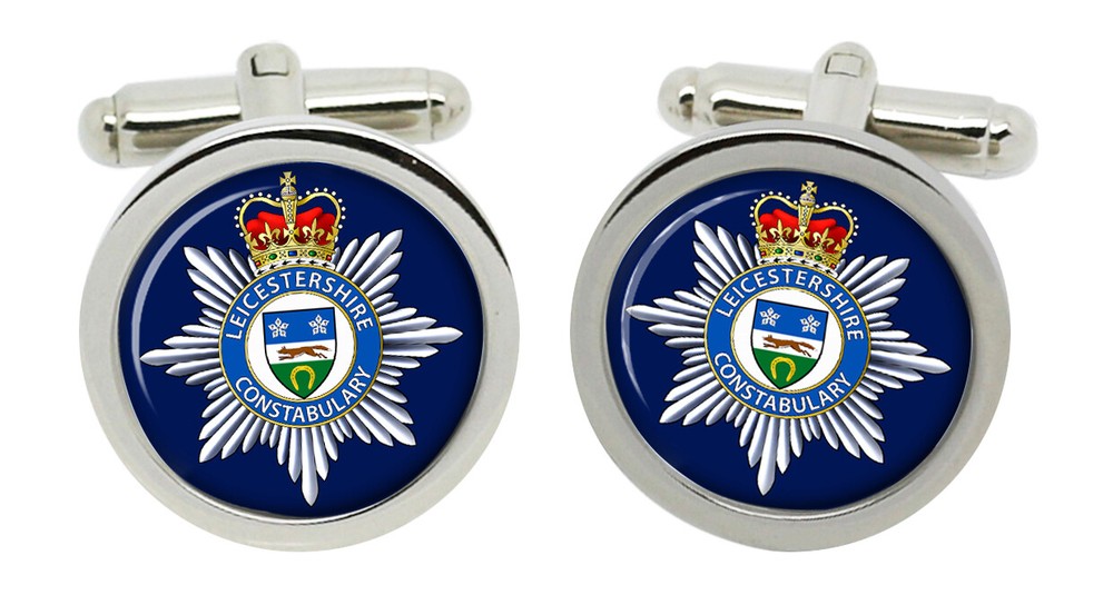Leicestershire Constabulary Cufflinks in Box
