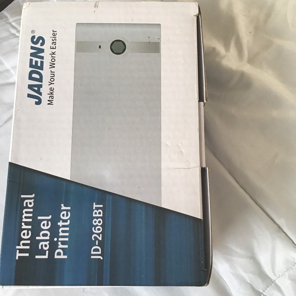 JADENS JD-268BT Thermal Label Printer, 200 DPI, Bluetooth USB, 1.57-4.1" Labels