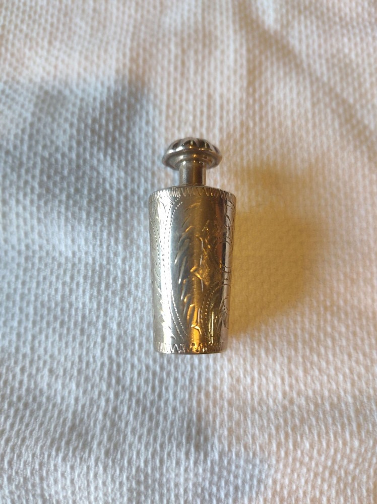 Miniature Ornate Silver Container