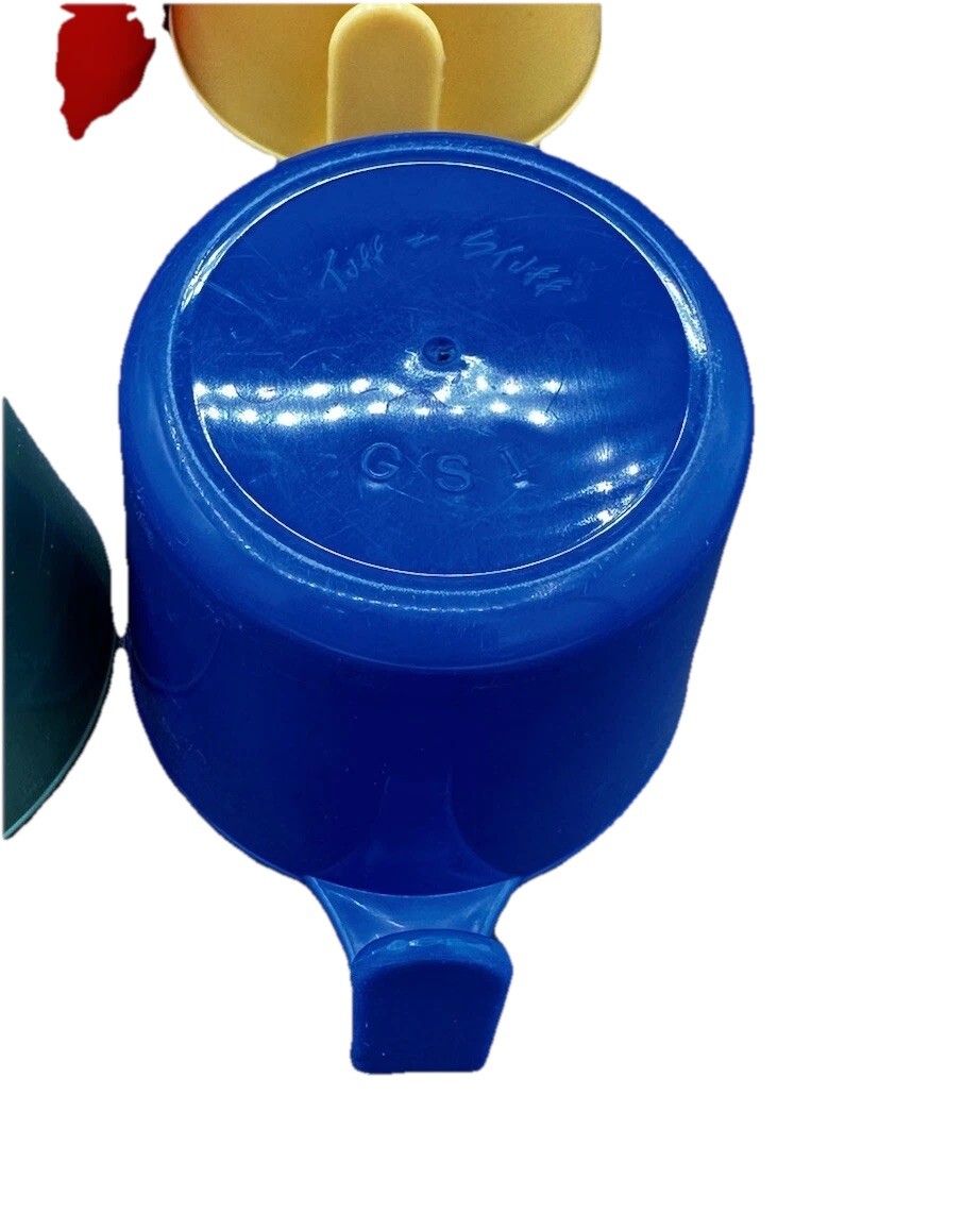 Vintage Mug Camping 4 lightweight Plastic 80's GSI Outdoors Tuff N Stuff