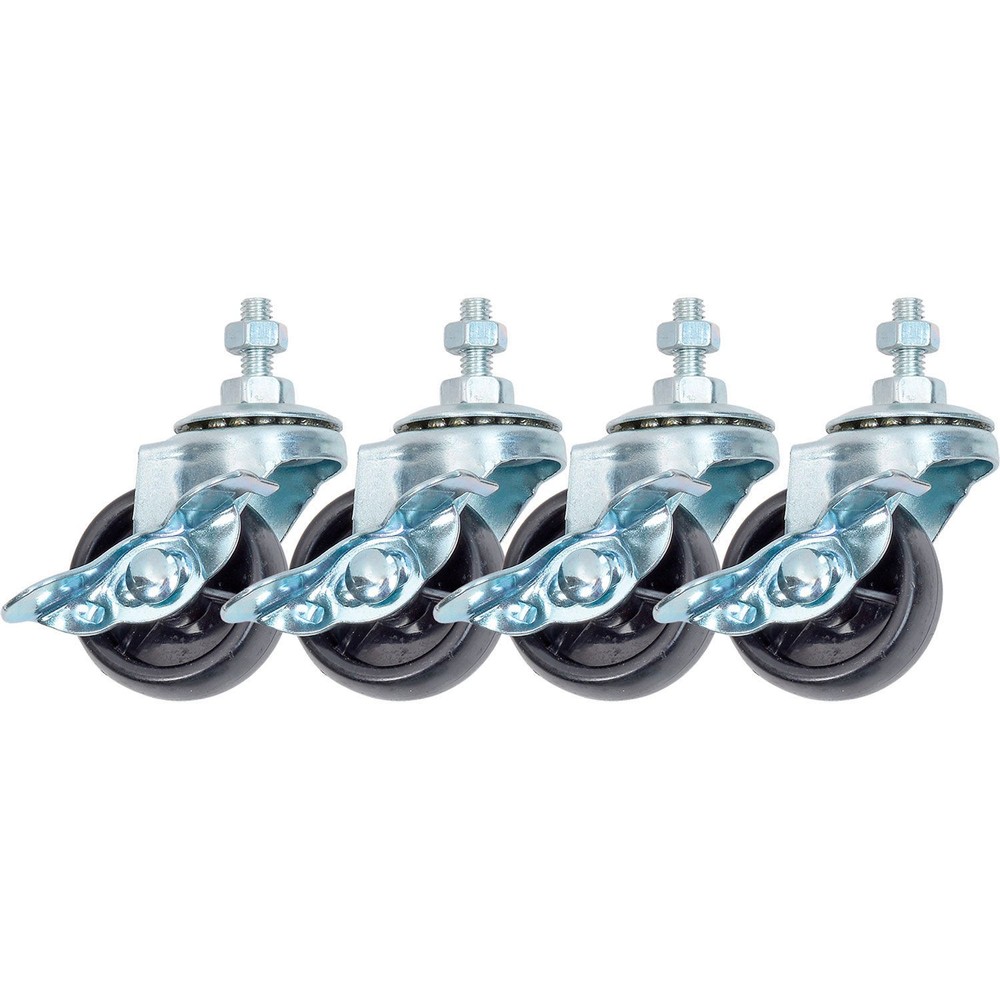 Caster Conversion Kit For Global Industrial Air Scrubber 4/Pack