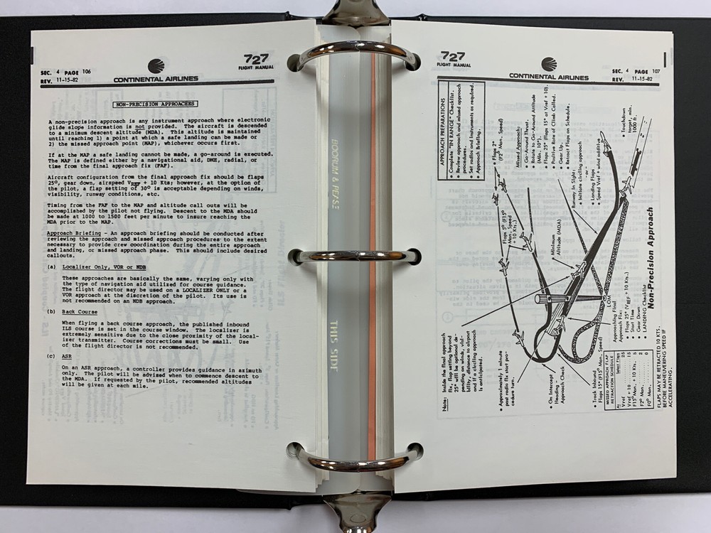 Continental 727 Flight Manual, 2 Volumes - Copy