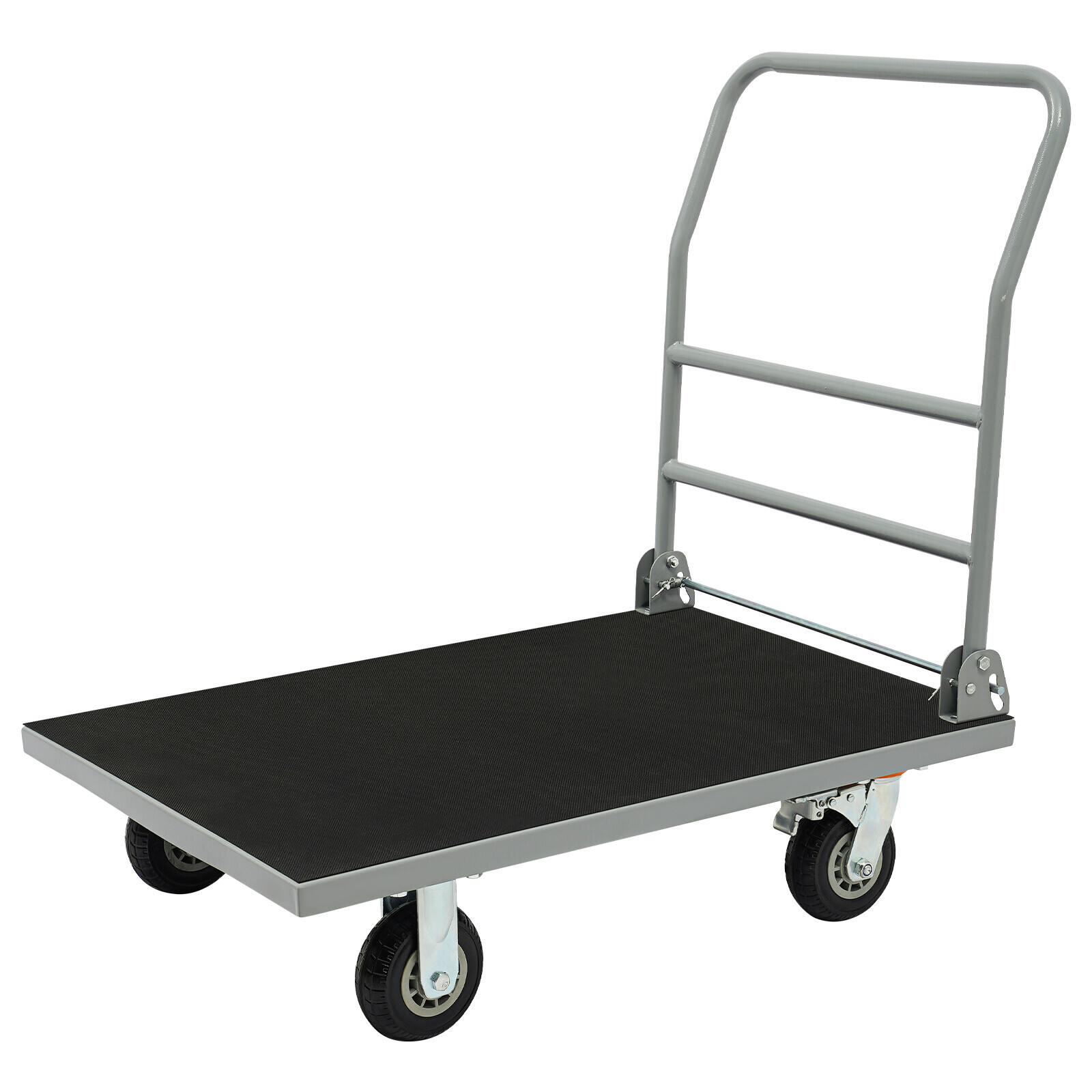 Platform Truck Trolley Foldable Platform Cart 2200lb with 4 Wheels for Warehouse