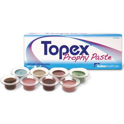 SULTAN Topex Medium grit, Assorted flavors Prophy Paste with Fluoride, 200