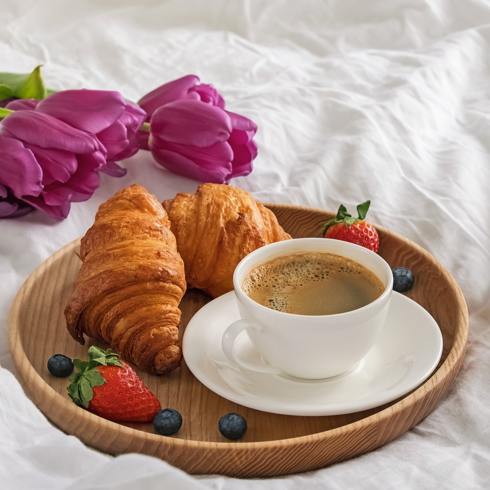 1Pcs 10x7" Wood Serving Tray HOME Rectangle Brown