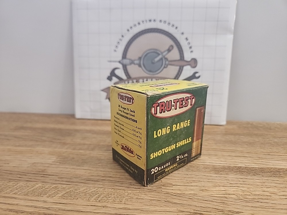 TRU-TEST 20GA SHOT SHELL LONG RANGE BOX EMPTY