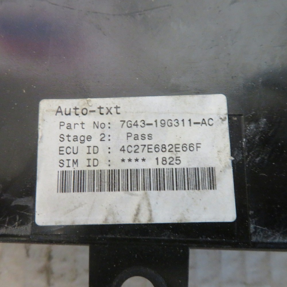 ASTON MARTIN VANTAGE TRACKING SYSTEM CONTROL UNIT MODULE 7G43-19G311-AC