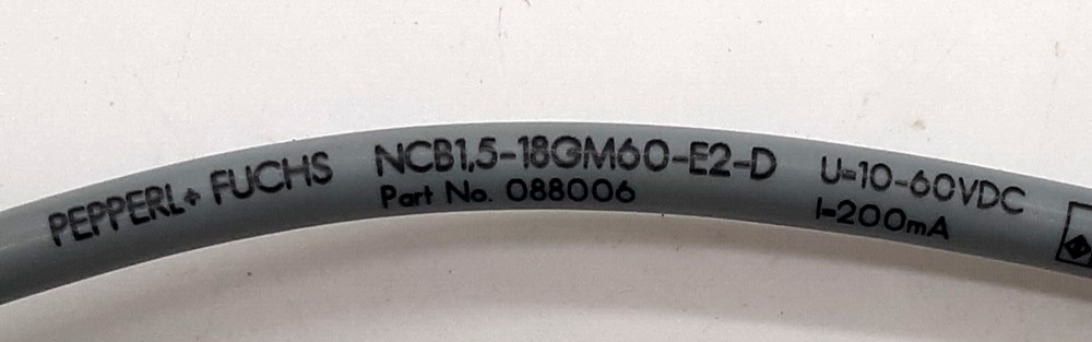 Pepperl+Fuchs NCB1.5-18GM60-E2-D Inductive Sensor