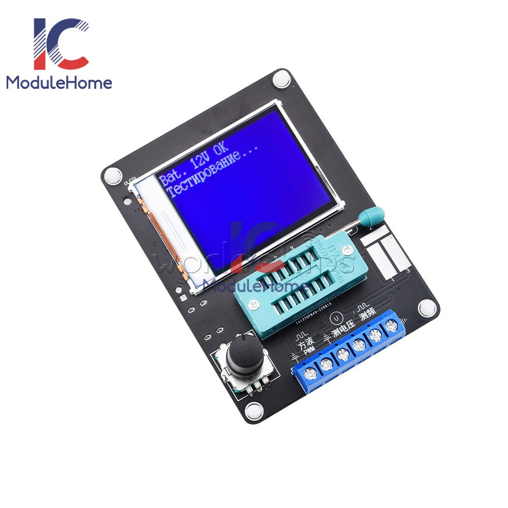 GM328A Transistor Tester Diode Capacitance Inductance ESR Volt Frequency Meter