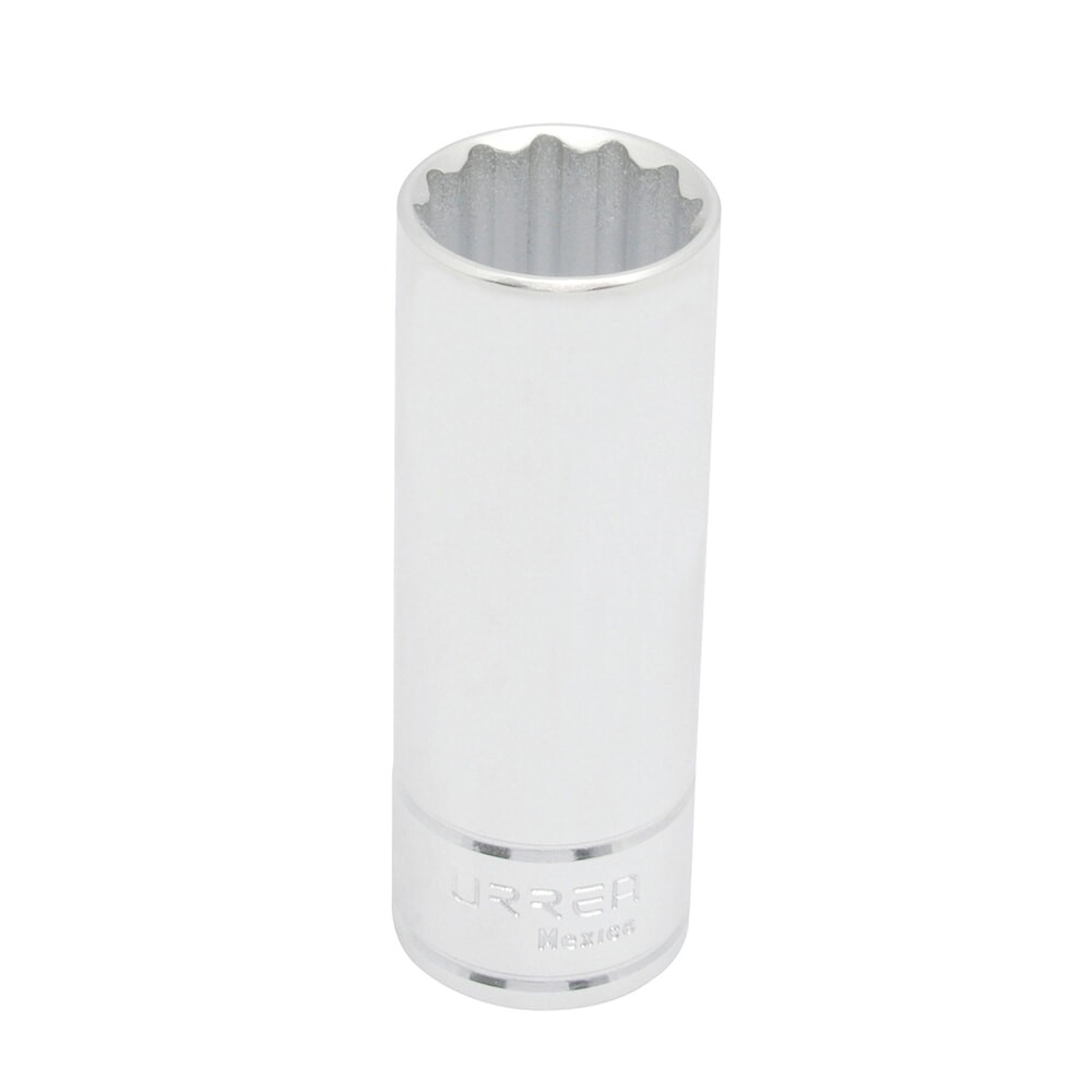 URREA 5318M 1/2" Drive Chrome Deep Socket 12 Point 18 mm