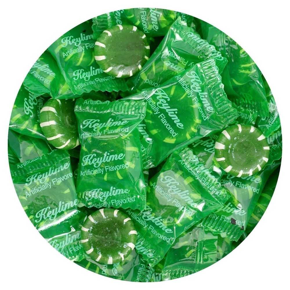 Key Lime Discs Hard Candy, 3 Pound Bulk Candy (Approx. 225 pcs.),...
