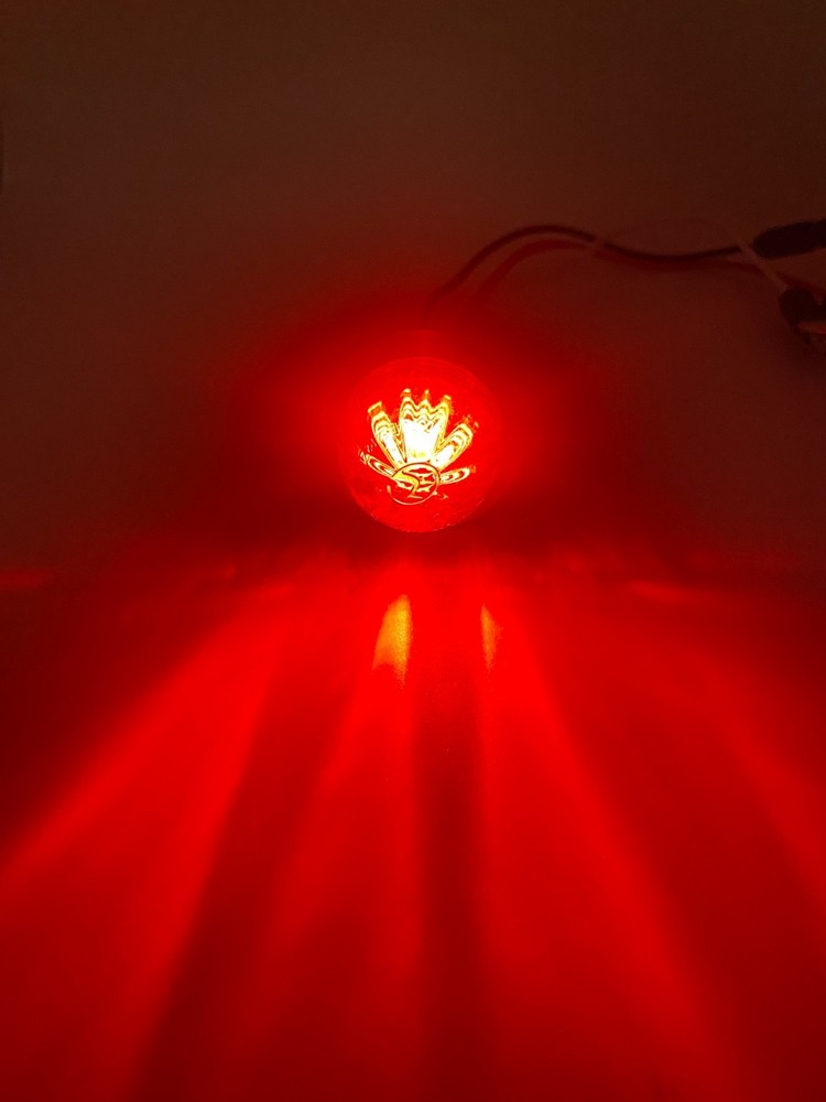Mini HERO Watermelon led light Clear/Red (Open Box) Each