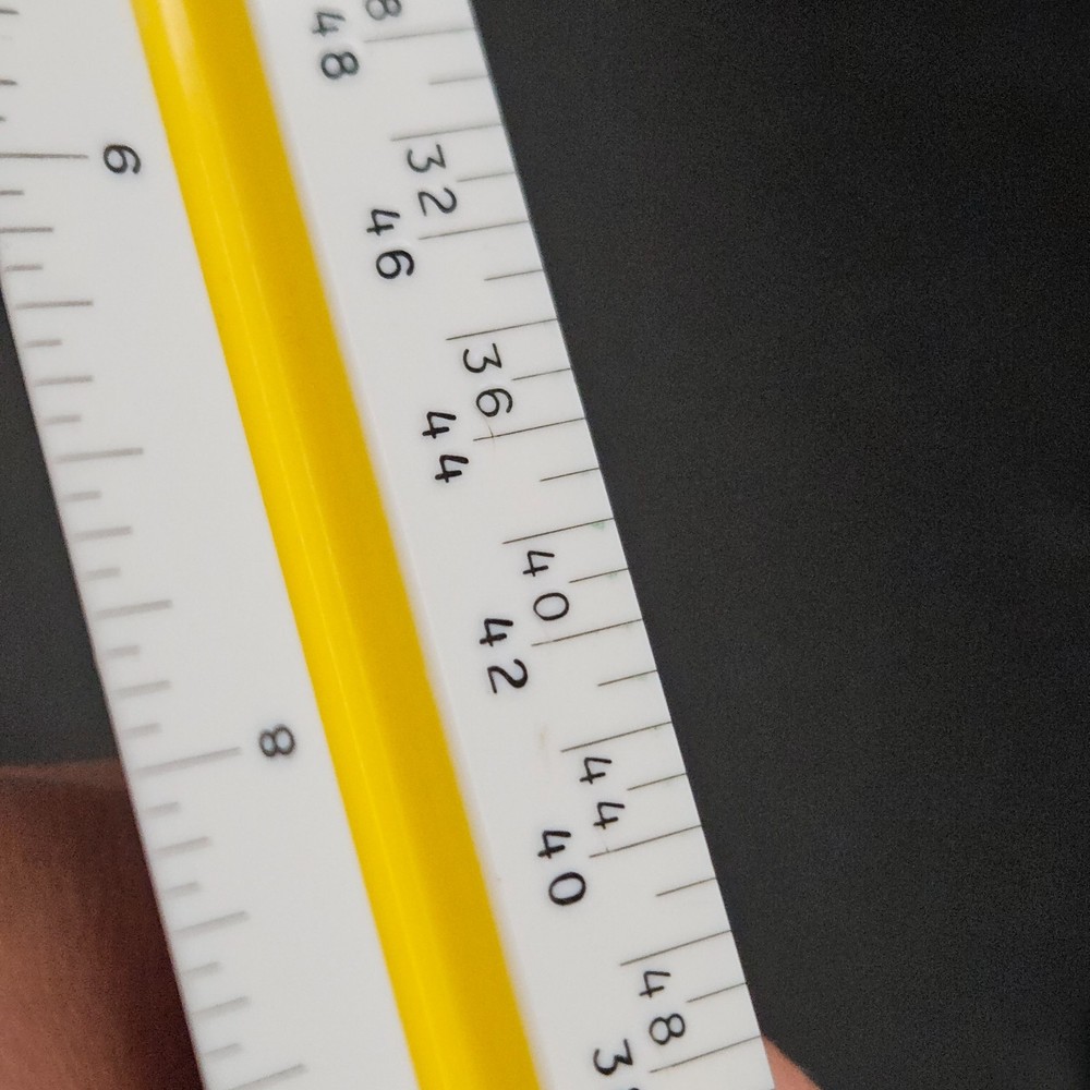 Vintage Dietzgen 1656 BP Triangular Scale Ruler Architecture Drafting