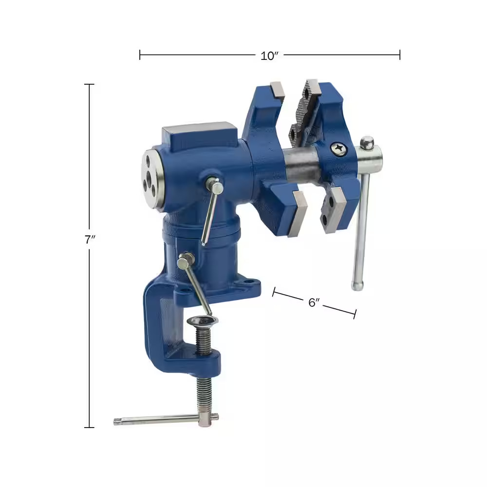 Bench Vise with Rotating Jaws