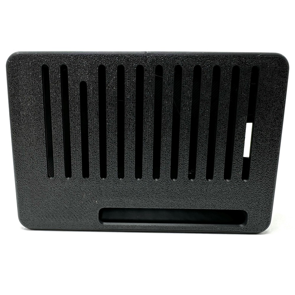 K&L Machining 3D Printed PLA Case for Raspberry Pi 5, Matte Black, Protective