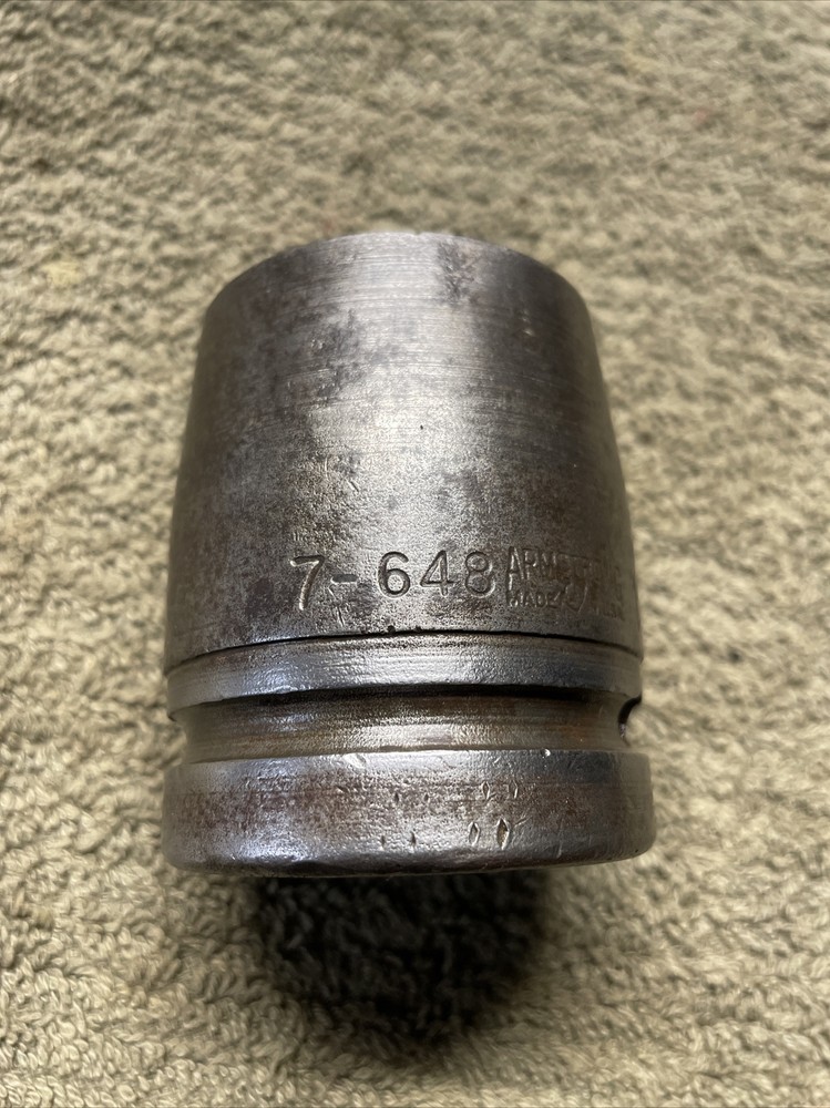 ARMSTRONG 1 1/2" IMPACT SOCKET 1” Drive 7-648 Bin #3