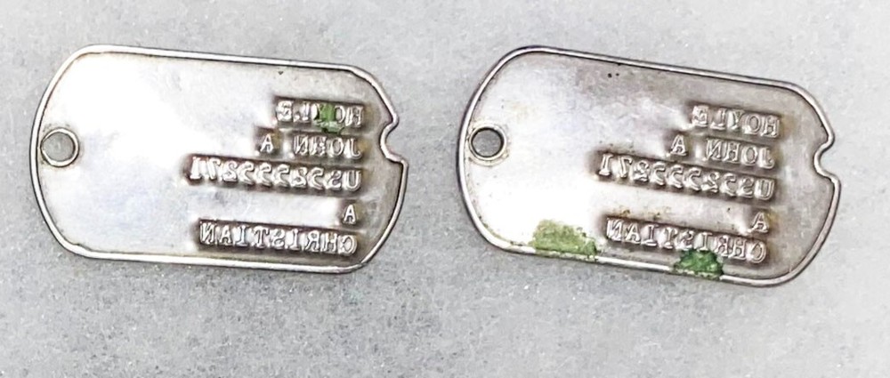 John Hoyle Dog Tag Set