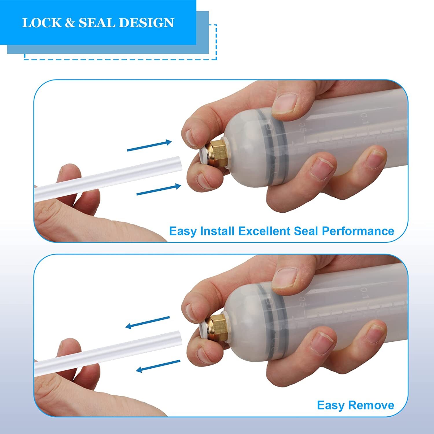 200cc/500cc Oil Suction Filler Fluid Transfer Syringe Gun Pump Extractor Tool