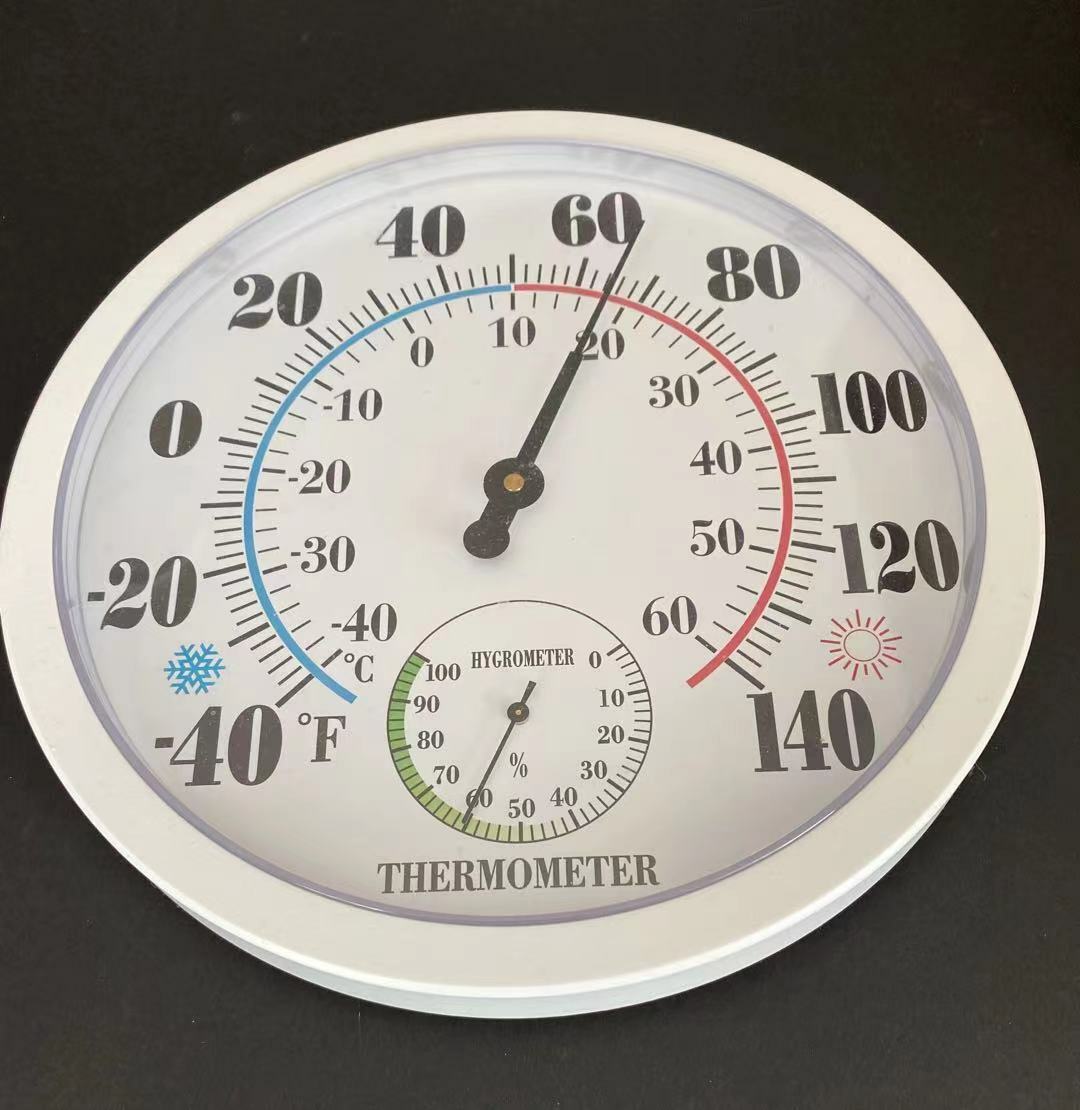 Analog Indoor/Outdoor Thermometer Hygrometer Temperature Humidity Meter 10 "