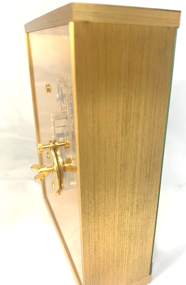 Extremely RARE Jaeger LeCoultre PRISM 8 Days Inline Table Desk Clock