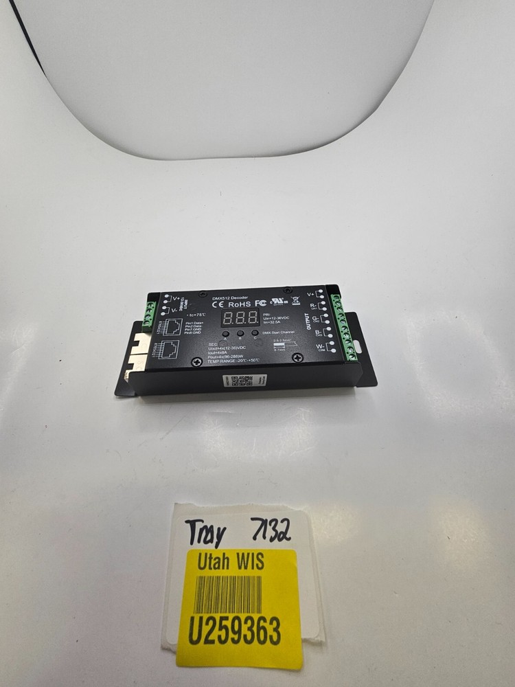 DMX512 Decoder 6CH Channel RGBW Controller led stage Dj lighting CMOS Output