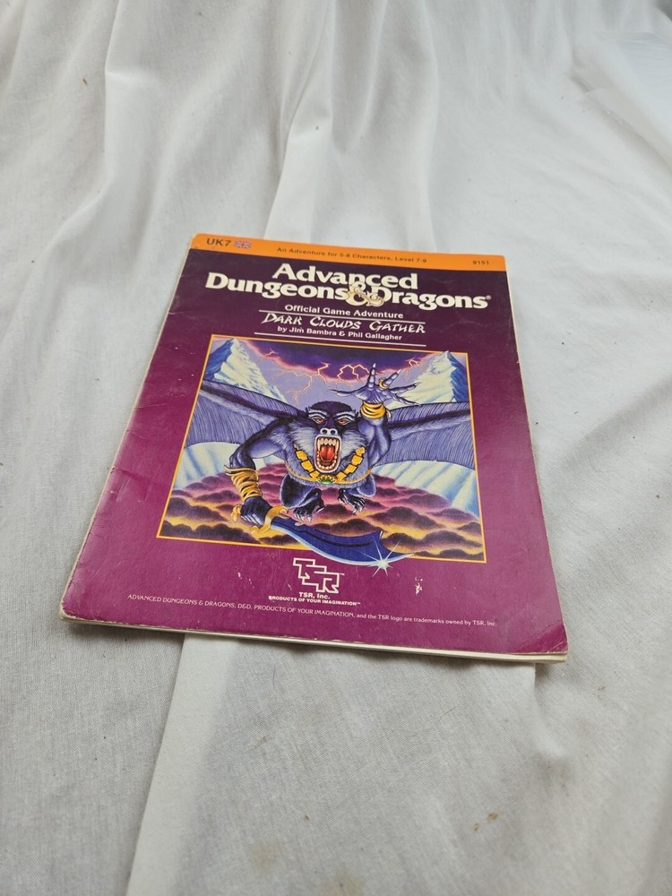 AD&D TSR Adventure Module “Dark Clouds Gather”