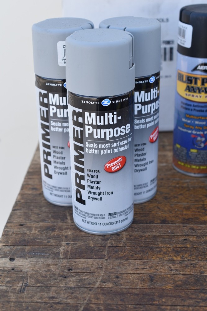 Aervoe Z8072 Multipurpose Primer - Gray, 11 0z, 3 pc,