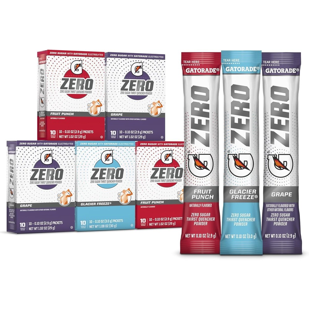 Gatorade Zero Powder Pack - 0.1oz Packets - 10 Count