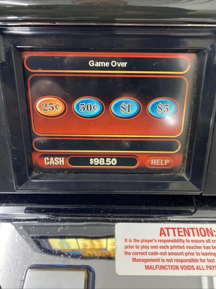 Bally Alpha Double Blazing 7’s Slot MACHINE