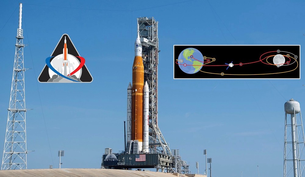 Authentic ARTEMIS PROGRAM - ORIGINAL A-B Emblem - NASA - 4"- SPACE PROGRAM PATCH