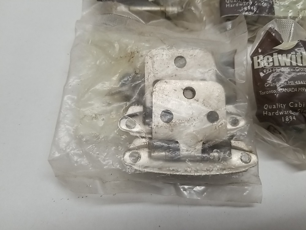 Belwith Cabinet Door Hinge P244-SN Self-Closing Variable Overlay 8 Hinges