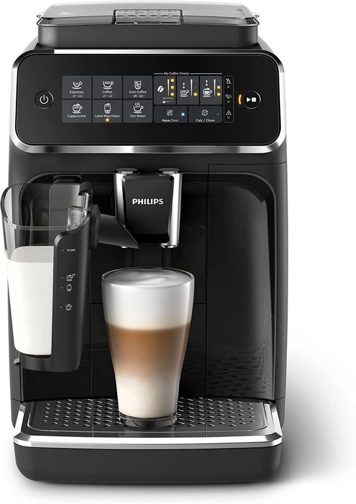 Philips 3200 LatteGo Iced Coffee Automatic Espresso Machine, Black (Grade B)