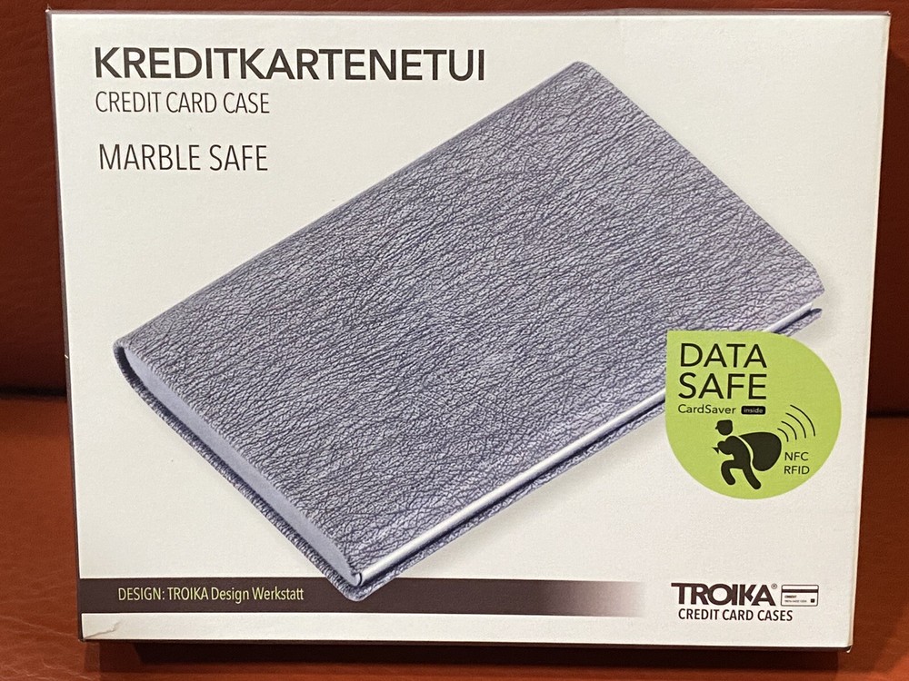 Troika - Original Construction- German Engineered High Quality- Credit Card Case