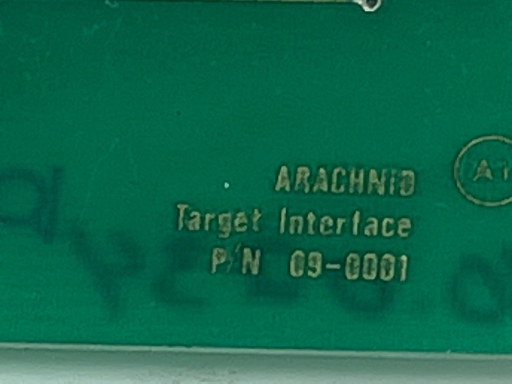 NOS Arachnid TARGET INTERFACE PCB part #09-0001