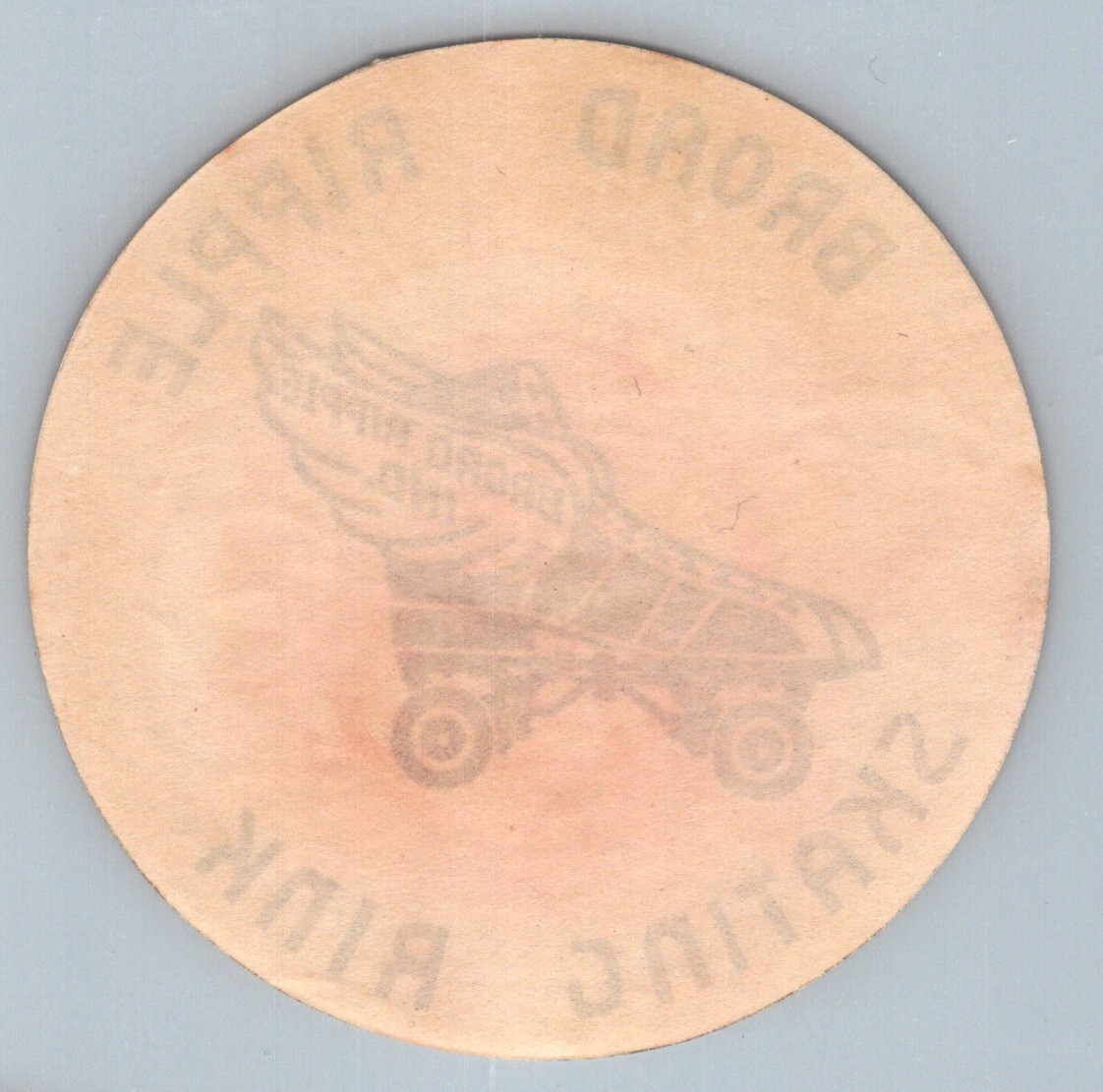 1940s Broad Ripple Roller Skating Rink Label Indianapolis Marion County Indiana