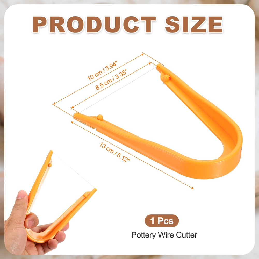 Clay Mud Cutting Wire 3.35" Wire Clay Cutter Cutting Tools Plastic
