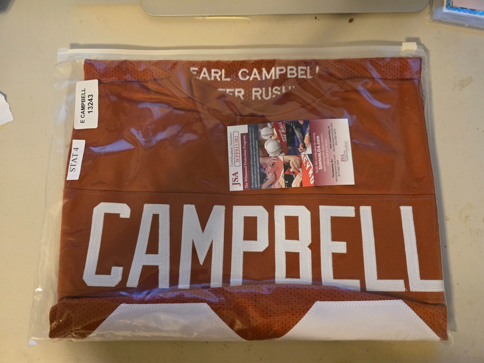 FOOTBALL SIGNED JERSEYS WHOLESALE LOT (20) COA'S FROM JSA, PSA OR BECKETT, DEION