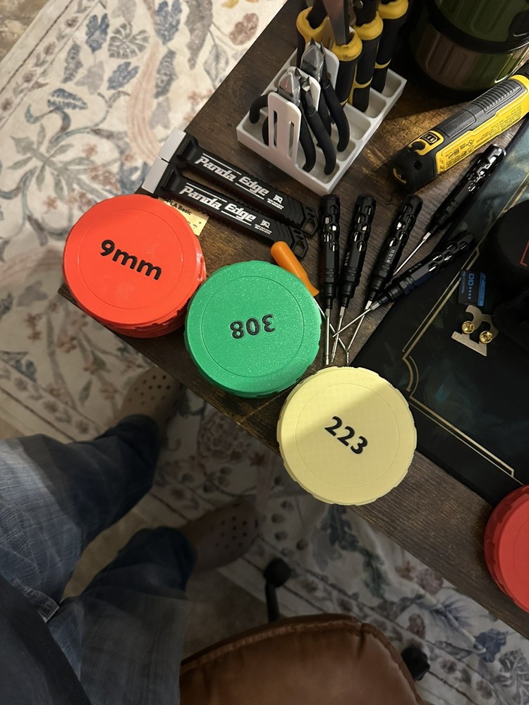 Round Stackable Ammo Vaults