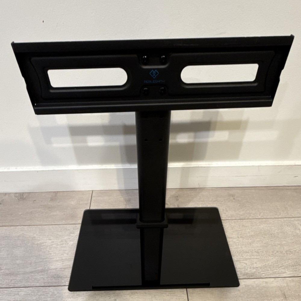 Perlesmith Table Top TV Stand Base Mount Black for Flat Screen Television