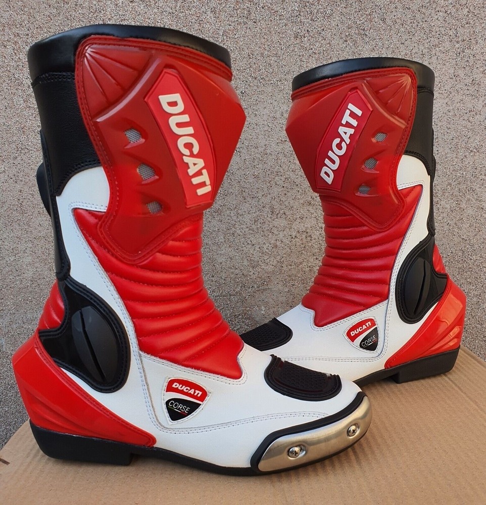 Ducati Leather Racing Boots for Motorcycles
