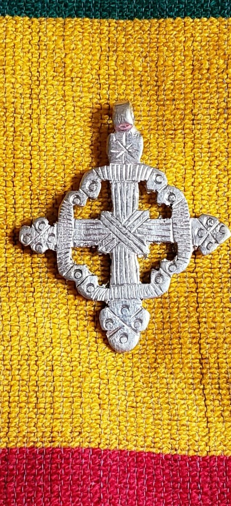 Ethiopian Orthodox Hinged  Cross Pendant