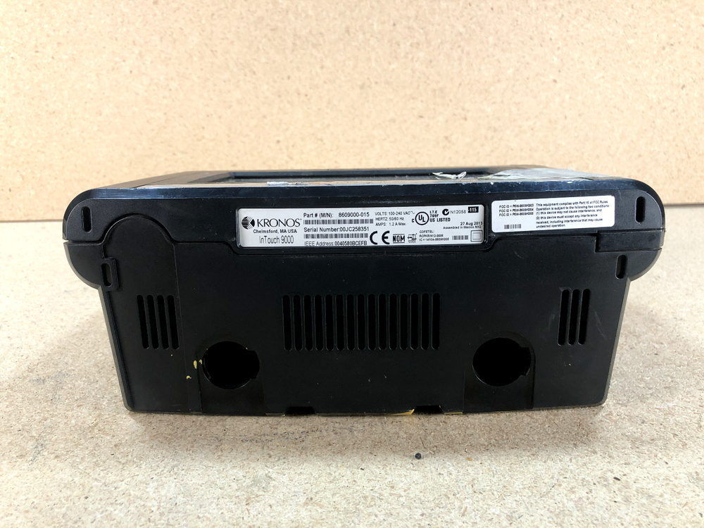 Kronos Intouch 9000 Time Clock 8609000-015