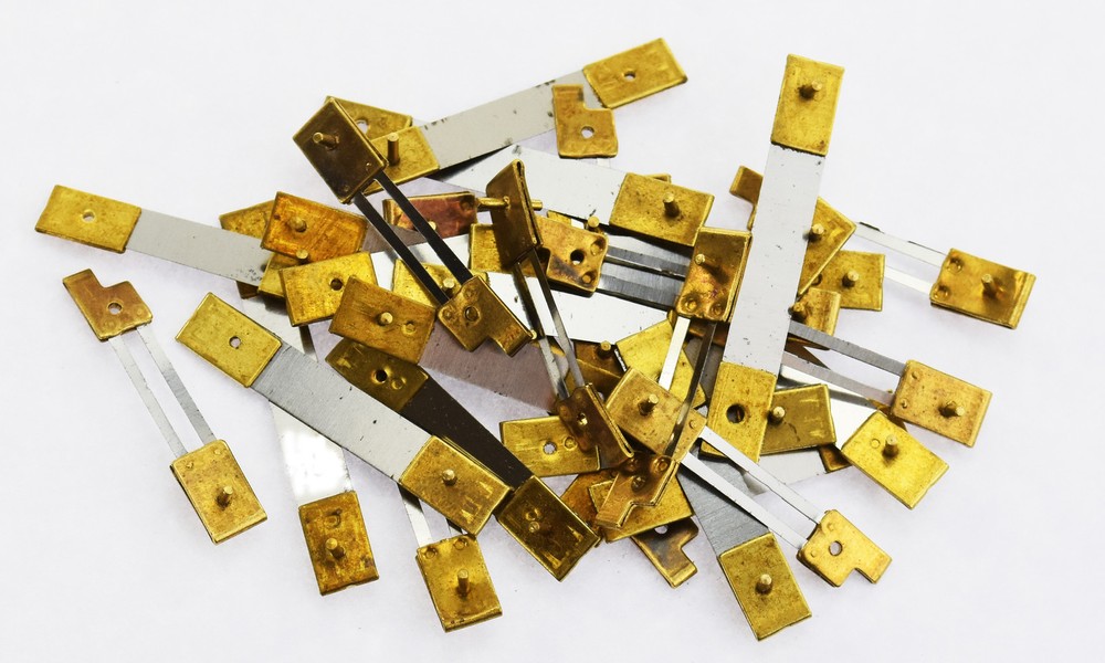 French type 10 units Brass Blocked Assorted Clock Pendulum Suspension Springs